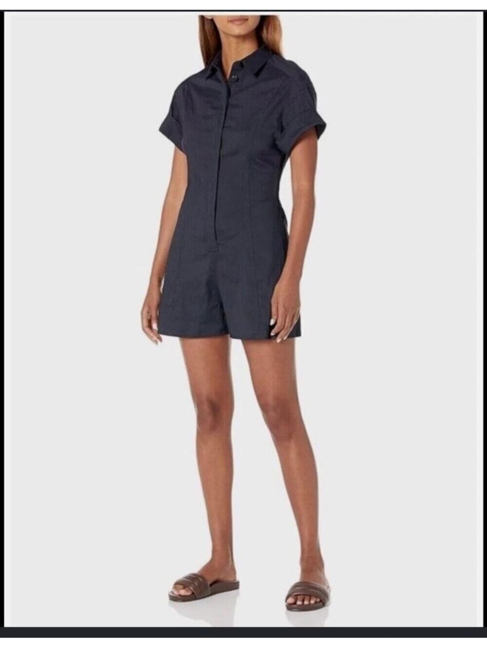Theory Linen Blend Romper